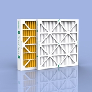 4" Glasfloss Yellow Pleated Air Conditioning Filters - Merv 11
