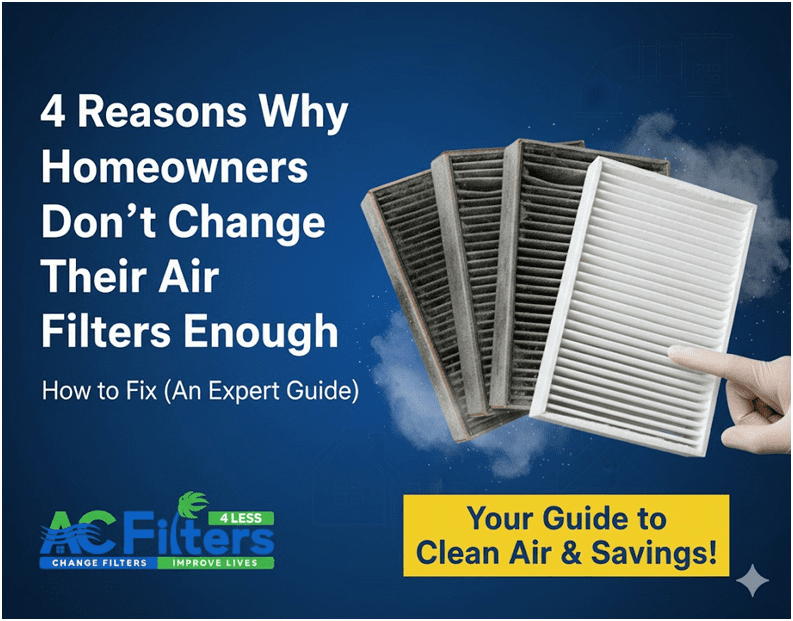4 Reasons Why Homeowners Don't Change Their Air Filters Enough: How to Fix and Avoid (An Expert Guide)