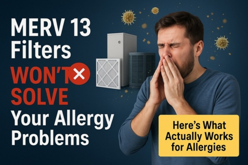 Why MERV 13 Filters Won't Solve Your Allergy Problems (And What Actually Works)