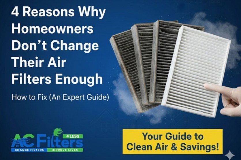 4 Reasons Why Homeowners Don't Change Their Air Filters Enough: How to Fix and Avoid (An Expert Guide)