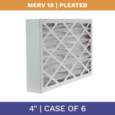 Merv 10 4" Multi-Pleat XL10 - Merv 10