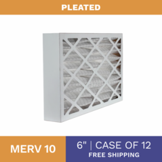 Merv 10 6" Multi-Pleat XL10 - Merv 10