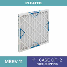 Merv 11 1" Multi-Pleat XL11 - Merv 11