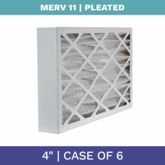 Merv 11 4" Multi-Pleat XL11 - Merv 11