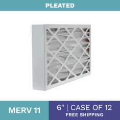 Merv 11 6" Multi-Pleat XL11 - Merv 11