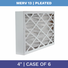 Merv 13 4" Multi-Pleat Green13 - Merv 13