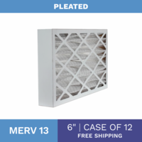 Merv 13 6" Multi-Pleat Green13 - Merv 13