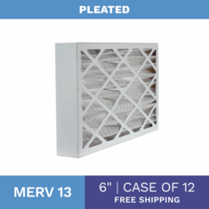 Merv 13 6" Multi-Pleat Green13 - Merv 13