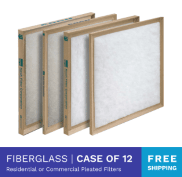 EZ Flow Fiberglass Disposable AC Filters Furnace Filters