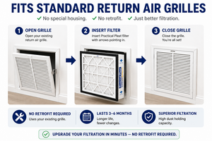 Return Grille Air Vent Filters