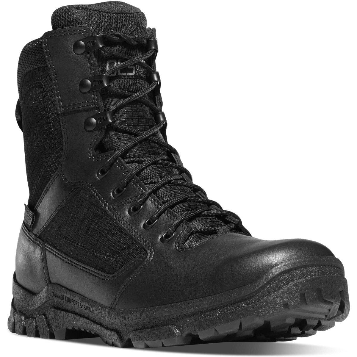 Danner 23822 Men's 8 inch Lookout Waterproof Black Duty Boot
