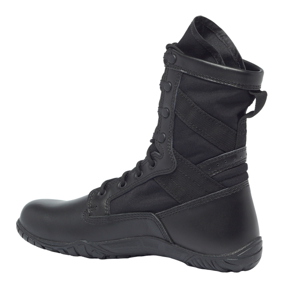 mini mil boots black