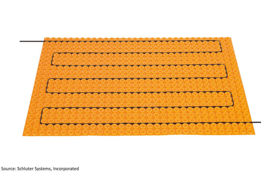 Schluter Systems Ditra Heat 120V Cable 51 Square Foot (DHE HK 120 51)