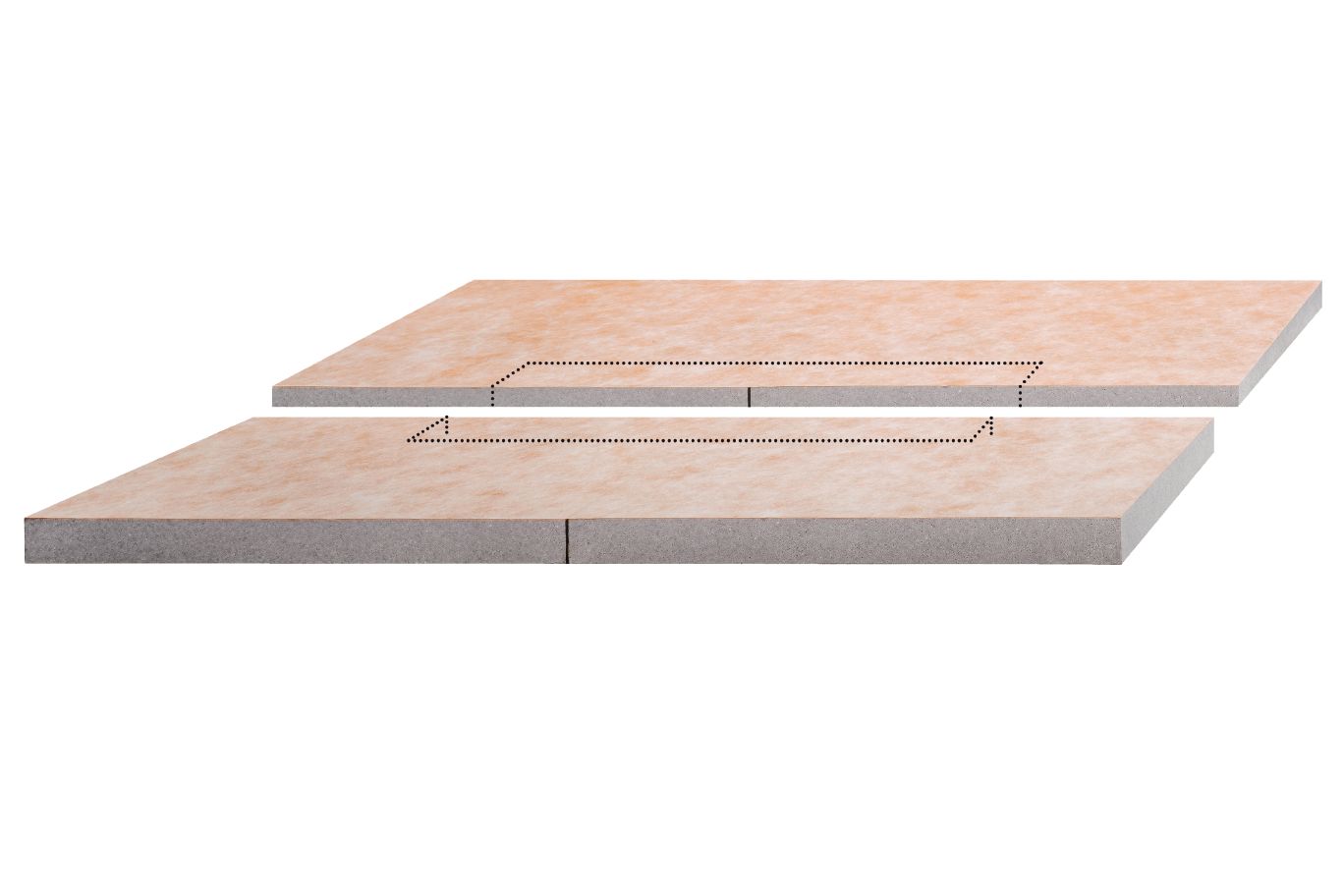 Schluter Systems Kerdi Shower Tray L 55"x55" Linear Center Drain