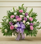 Heartfelt Tribute Floor Basket Arrangement