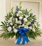 Heartfelt Tribute Floor Basket Arrangement