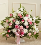 Heartfelt Tribute Floor Basket Arrangement
