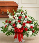 Heartfelt Tribute Floor Basket Arrangement