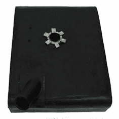 0042-RH MTS Plastic Passenger Side Gas Tank 11 Gallon for 1965-1971 Jeep CJ5 and CJ6, Angled Filler Neck With 225-V6 Engine