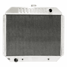 132AA55MM Aluminum Radiator for 1966-1979 Ford Bronco, F100, F150, F250, F350, 4 Row