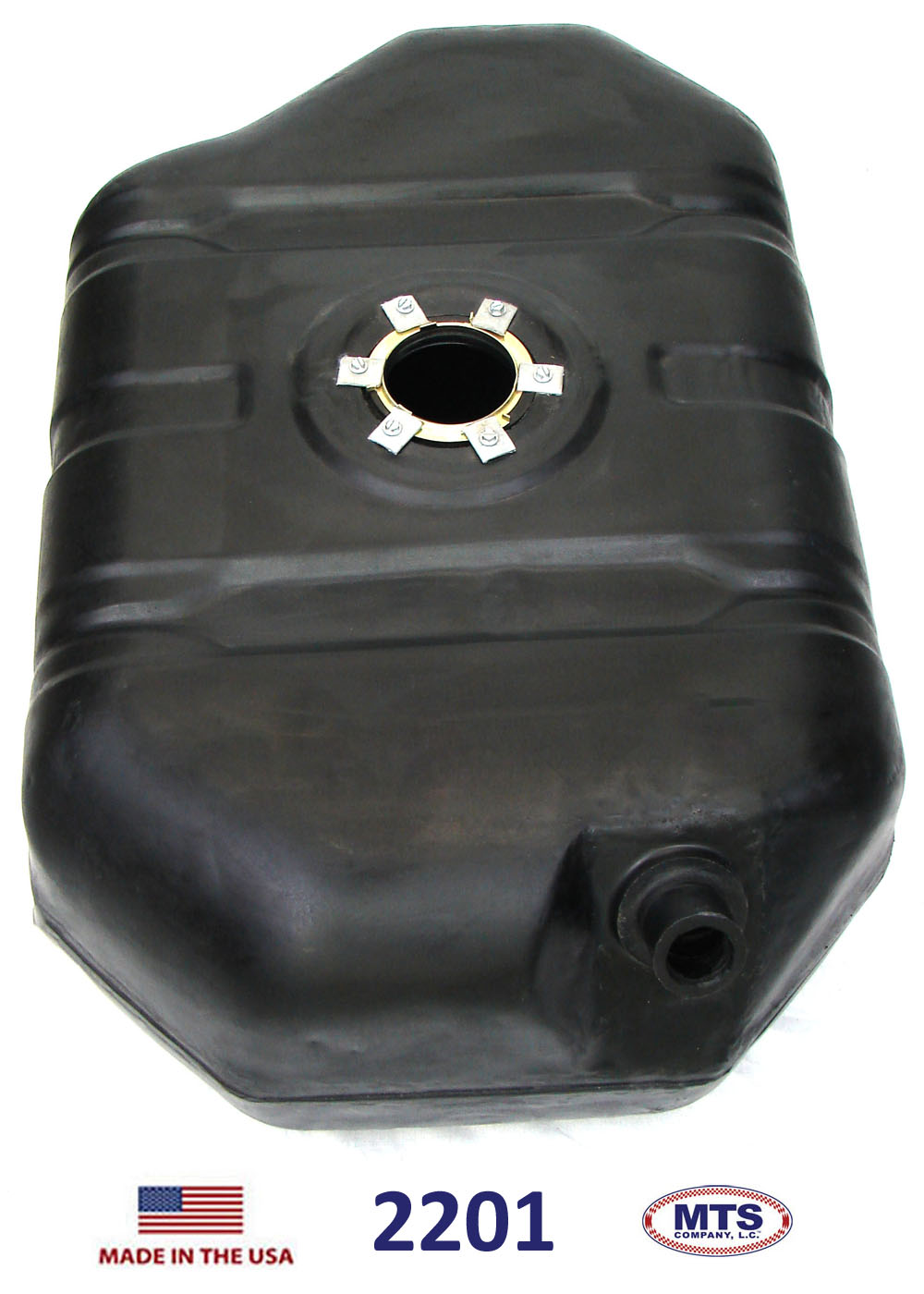 15-Gallon Plastic Fuel Tank For 1946-1963 Willys Station Wagon - High-Density Polyethylene W/ Straps