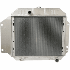393AA Aluminum Radiator for 1966-1977 Ford F100, F150, F250, F350, 1969-1974 Econoline Van, 3.9L, 4.9L, 5.0L Engines