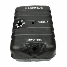 1980-1986 Ford Bronco Fuel Tank, 33 Gallon, Plastic, 2" Gauge Hole - 4251S