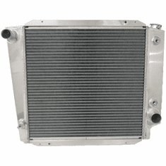 521AA2R Aluminum Radiator for 1966-1977 Ford Bronco, 2.8L, 3.3L, 4.7L and 5.0L Engines, 2 Row