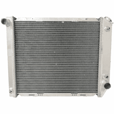 557AA1R Aluminum Radiator for 1980-1984 Ford Bronco, F100, F150, F250, F350, L6-4.9L Engine, 1 Row, Core Height 21-1/2"