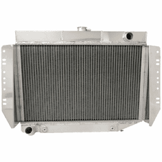 581AA2R Aluminum Radiator for 1980-1989 Jeep Cherokee, Wagoneer, Grand Wagoneer, J-Series Truck, 5.9L Engines, 2 Row