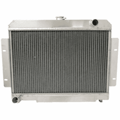 583AA2R Aluminum Radiator for 1973-1983 Jeep CJ5, 1973-1975 Jeep CJ6, 1976-1986 Jeep CJ7, 3.8L, 4.2L, 5.0L Engines, 2 Row