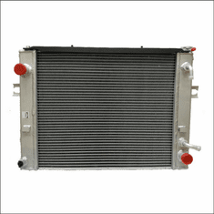 90008AA Aluminum Forklift Radiator for Toyota 7GU25, 7FGU30, 7FGU32, 2.2L GAS, 2000-2007, 20X17X2