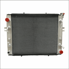 90010AAL Aluminum Forklift Radiator for Toyota 7FGAU50, 7FGCU35, 7FGCU35-BCS, 7FGCU45, 7FGCU45-BCS, 7FGCU55, 7FGCU55-BCS, 7FGCU60, 7FGCU70, 7FGU35, 7FGU45, 7FGU60, 7FGU70, 7FGU80, 4.3L LPG, 1990-2011, 21X18X2