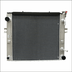 90011AAD Aluminum Forklift Radiator for Toyota 7FDAU50, 7FDKU40, 7FDU35, 7FDU45, 7FDU60, 7FDU70, 7FDU80, 4.3L DIESEL, 1990-2011, 18X18X2
