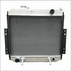 90024AA Aluminum Forklift Radiator for Nissan AH01, APH02, CEH02, CPH01, CPH02, EH01, EH02, PH01, PH02 1.5L or 2.0L LPG, 1988-1993, 20X15X2