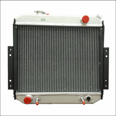 90028AA Aluminum Forklift Radiator for Nissan KCEH02, KCPH01, KCPH02, KCUGH02, KEH02, KH01, KPH01, KPH02 2.0L LPG, 1988-1993, 20X15X2