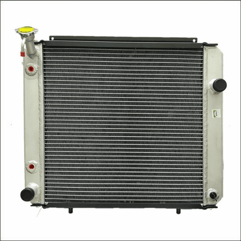 90032AA Aluminum Forklift Radiator for Hyster S40-65XM, 2.0L GAS or LPG, 1994-2004, 20X19X3