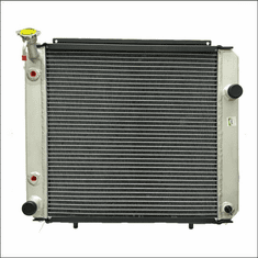 90032AA Aluminum Forklift Radiator for Hyster S40-65XM, 2.0L GAS or LPG, 1994-2004, 20X19X3