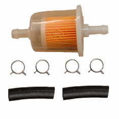 INFF38 3/8 inch Inline Fuel Filter with Clear Plastic Canister