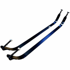 Pair Upper Steel Fuel Tank Straps – For 78-96 Ford Bronco 33 Gallon Tank