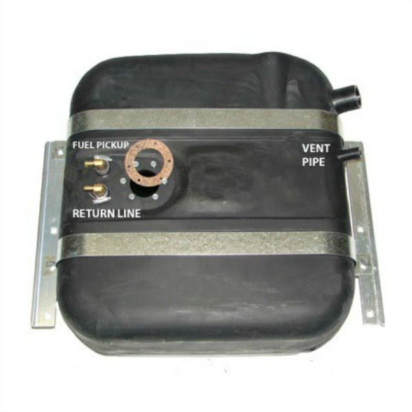 0010SF MTS Plastic Gas Tank for 19671971 Jeep Commando, "Side Fill