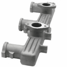 Offenhauser 1034 Dual Carb Intake Manifold 216, 235, 261, 1936-1952 Chevy 6-Cylinder
