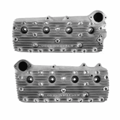 Offenhauser 1069-400 Ford Flathead Finned Aluminum Heads 1949-1953