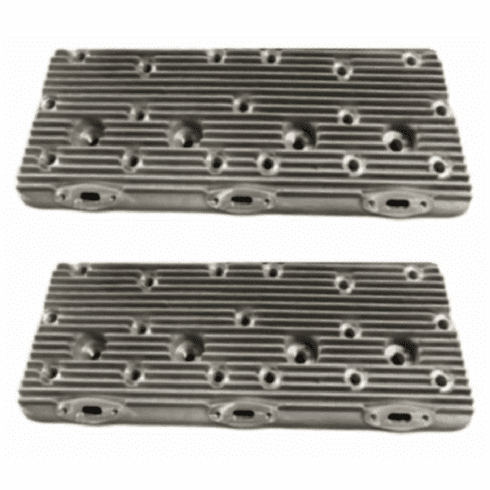 Offenhauser 1070 Ford V8-60 Flathead Finned Aluminum Cylinder Heads