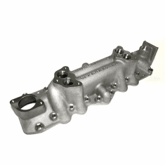 Offenhauser 1076 Super Dual Intake Manifold w/ Generator Bracket 1949-1953 Ford Flathead V8