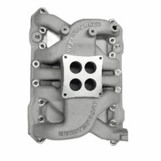 Offenhauser 2257 Single Quad 4 Barrel Intake Manifold 241 & 270 Hemi Intake Dodge 1953-1956