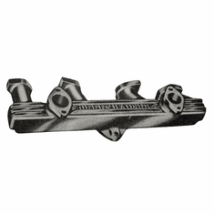 Offenhauser 2728 Intake Manifold for Ford Dual OHV 6 1954-1956 Standard Transmission