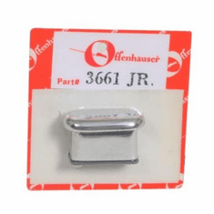 Offenhauser 3661JR Polished Aluminum Breather,  2" x 1-1/4"