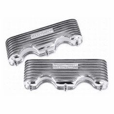 Offenhauser 5042 Finned Aluminum Valve Covers Chevy 348, 409 Engine