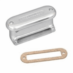Offenhauser 5408 Polished Aluminum King Breather, Side Mount